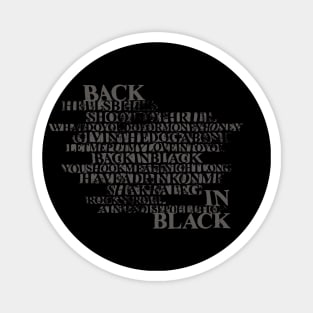 Back in Black Tracklist Magnet